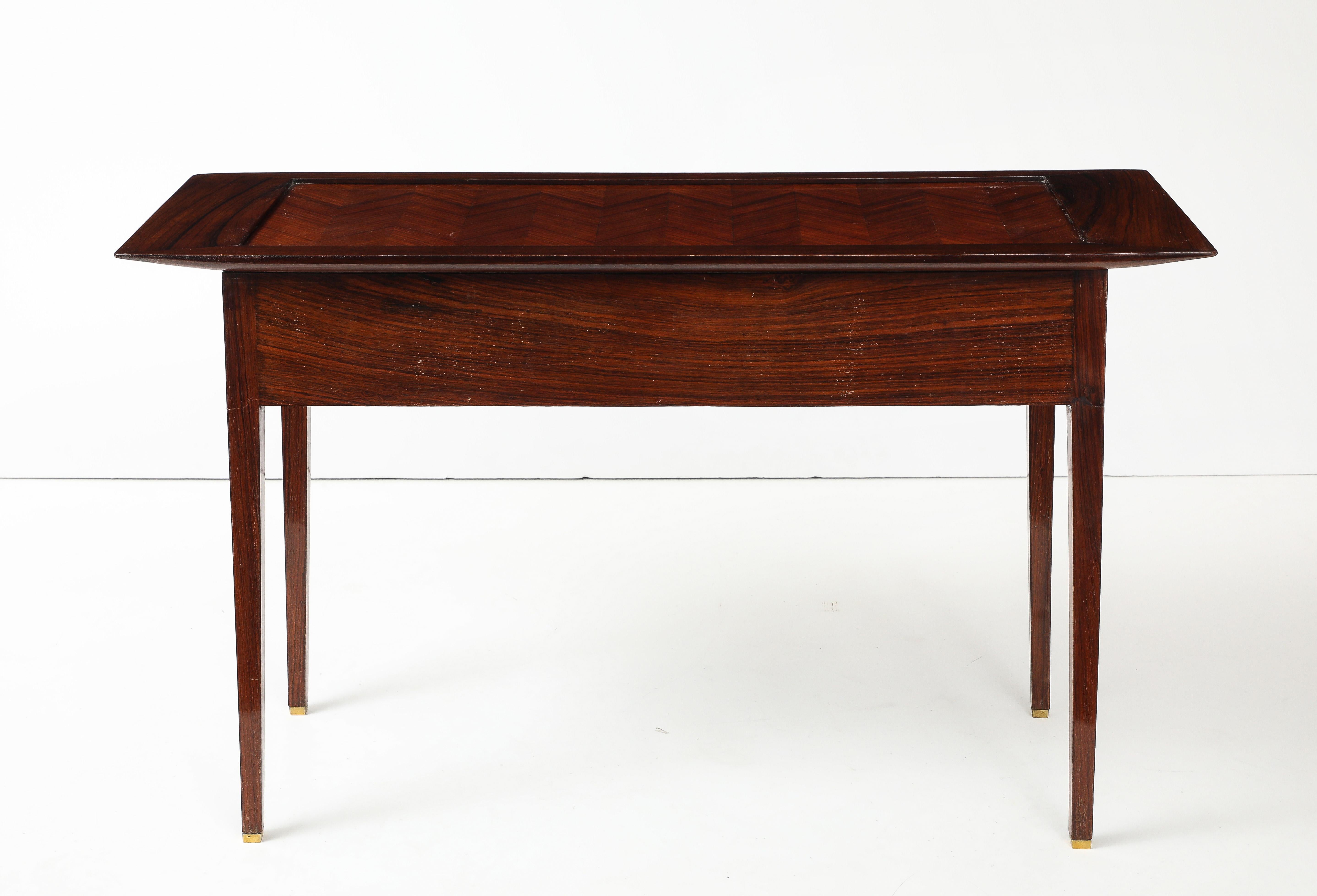 Wood Italian Console Table, by Vittorio Dassi For Sale