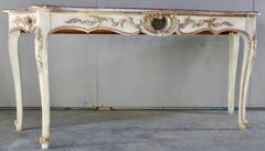 Italian Console Table Hand Painted