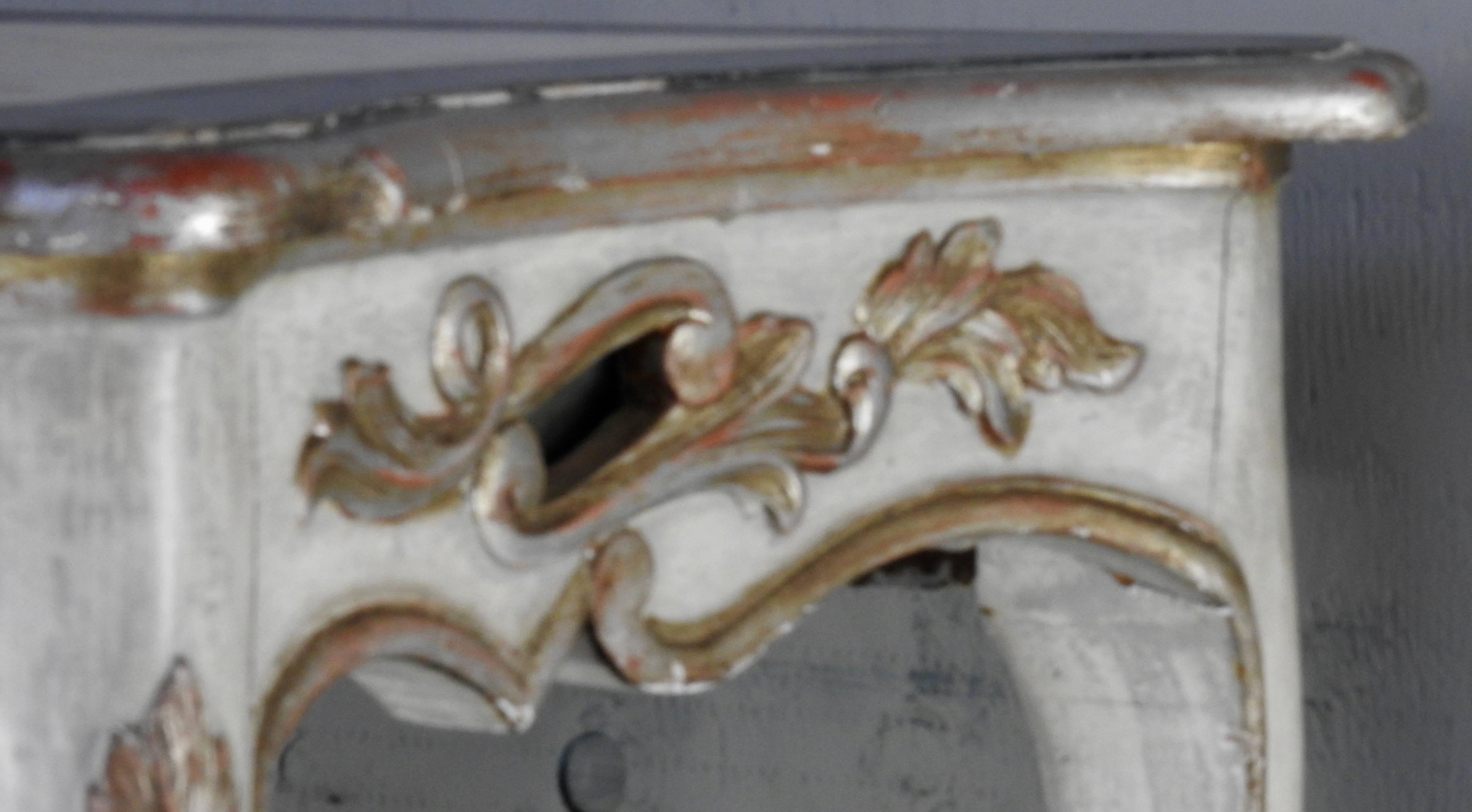 19th Century Italian Console Table Hand Painted For Sale