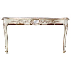 Antique Italian Console Table Hand Painted