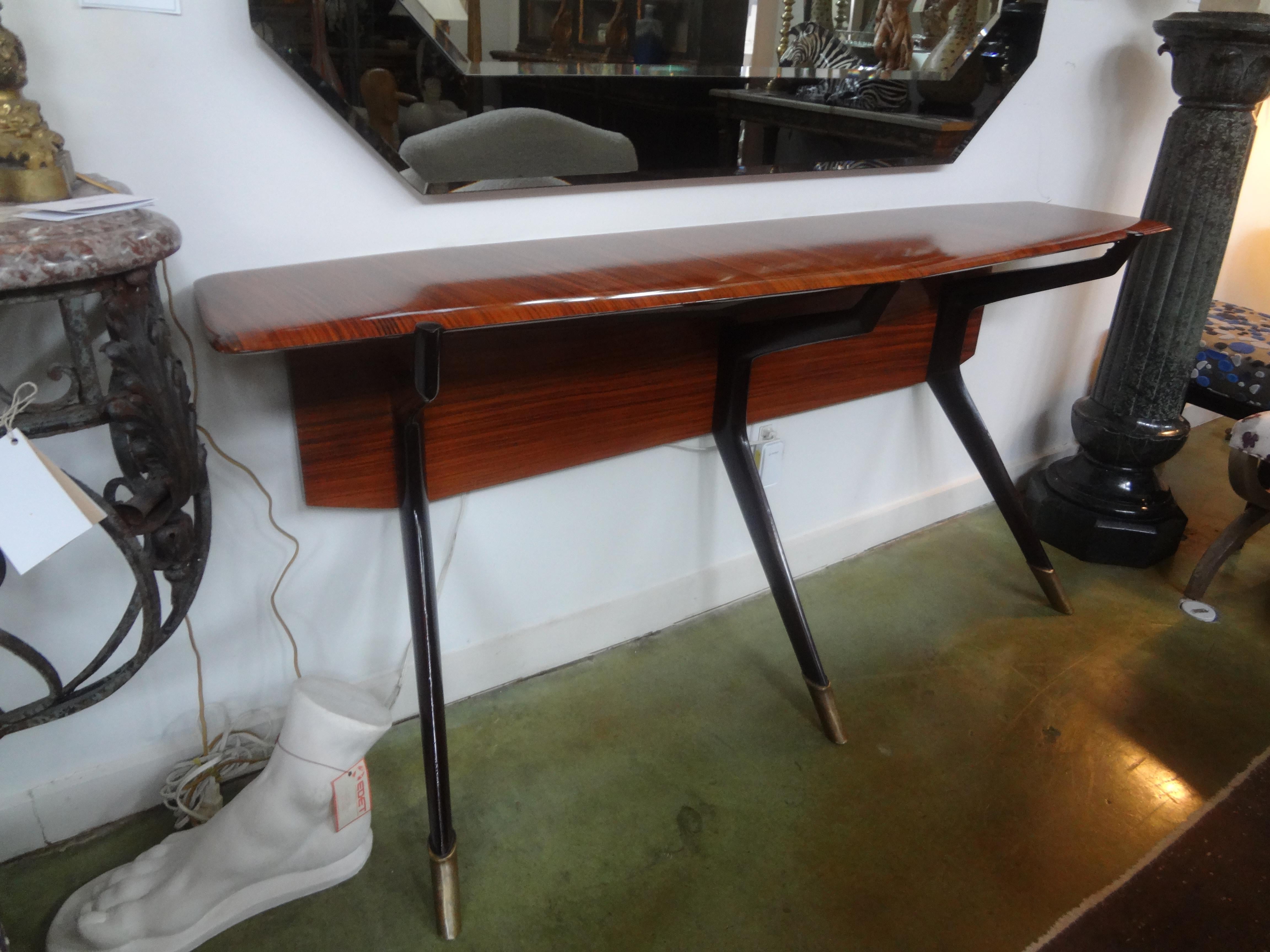 Italian Console Table In The Style of Ico Parisi, Milan For Sale 1