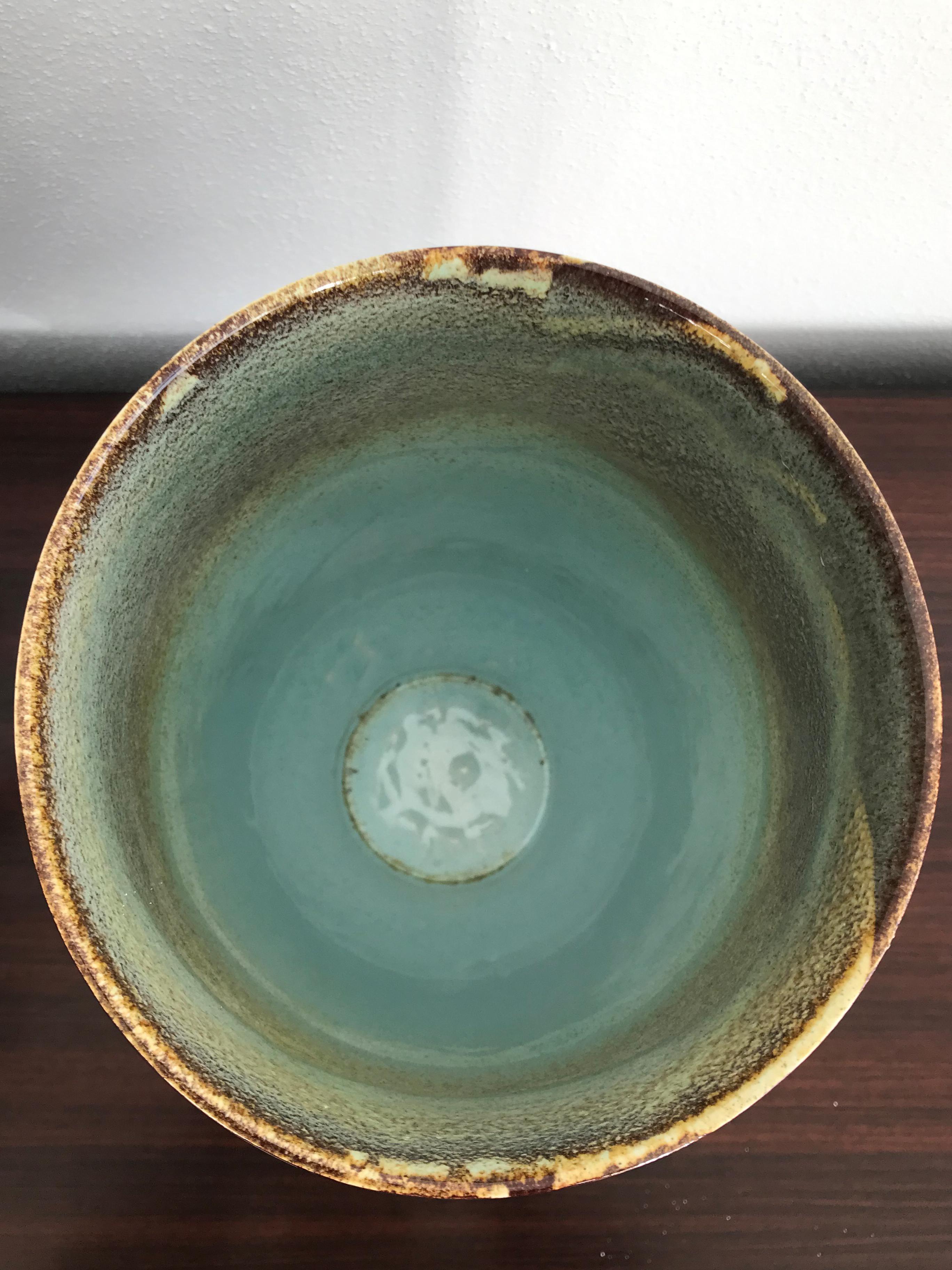 Italian Contemporary Artistic Ceramic Canopo Vase by Amaaro, 2022 For Sale 1