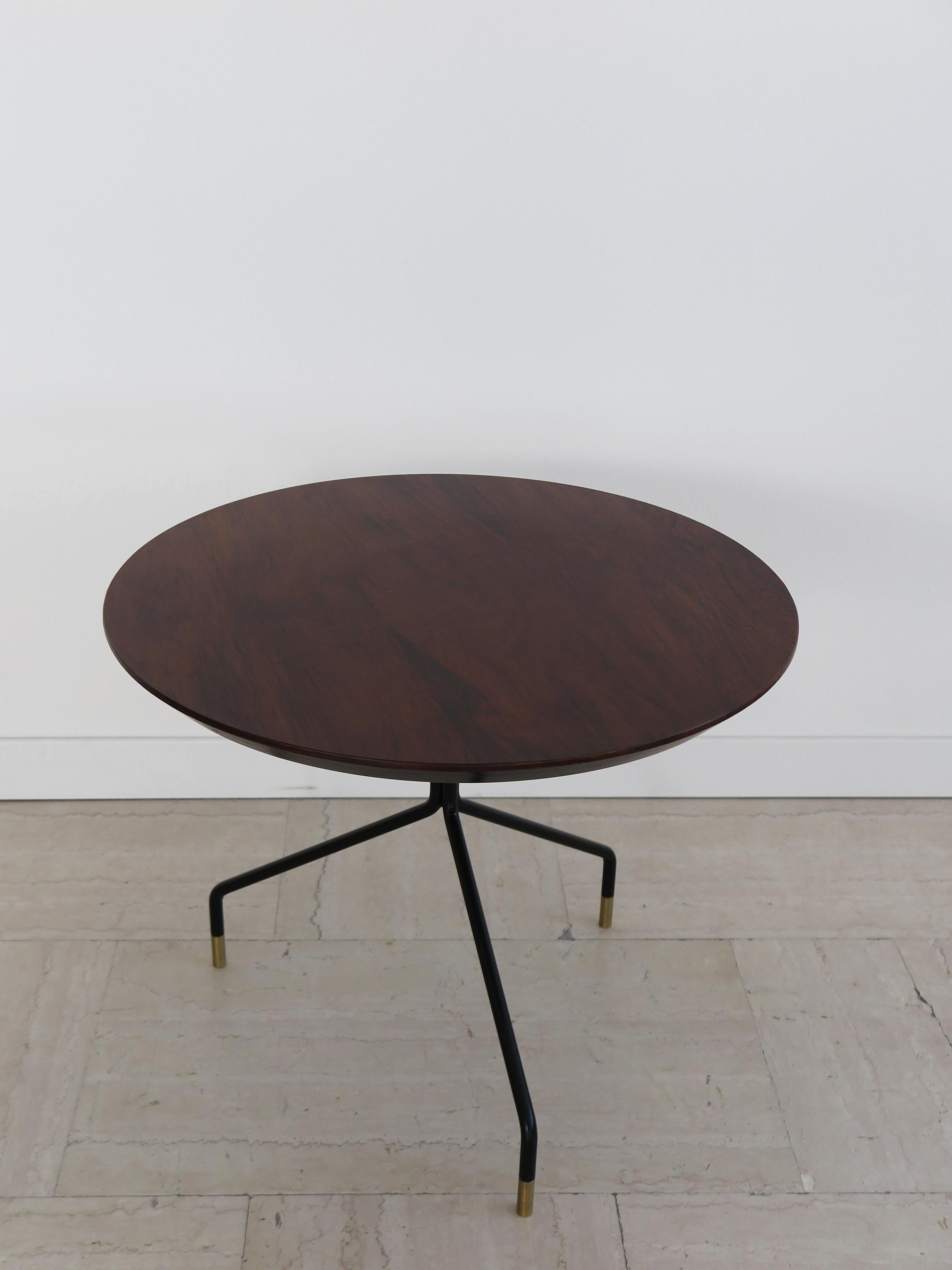 Moderne Table basse ronde contemporaine italienne en marbre noir New Design Capperidicasa en vente