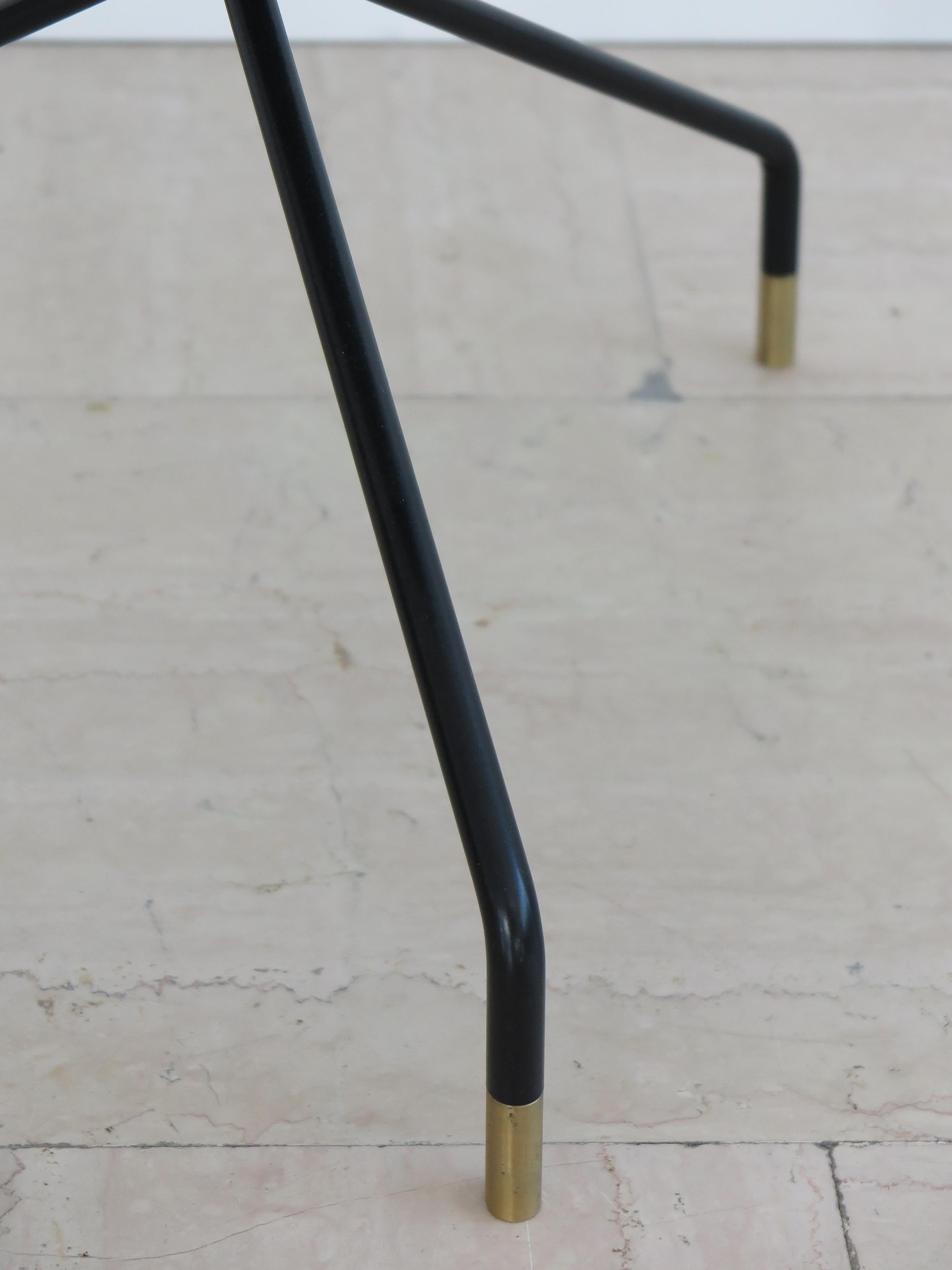 XXIe siècle et contemporain Table basse ronde contemporaine italienne en marbre noir New Design Capperidicasa en vente