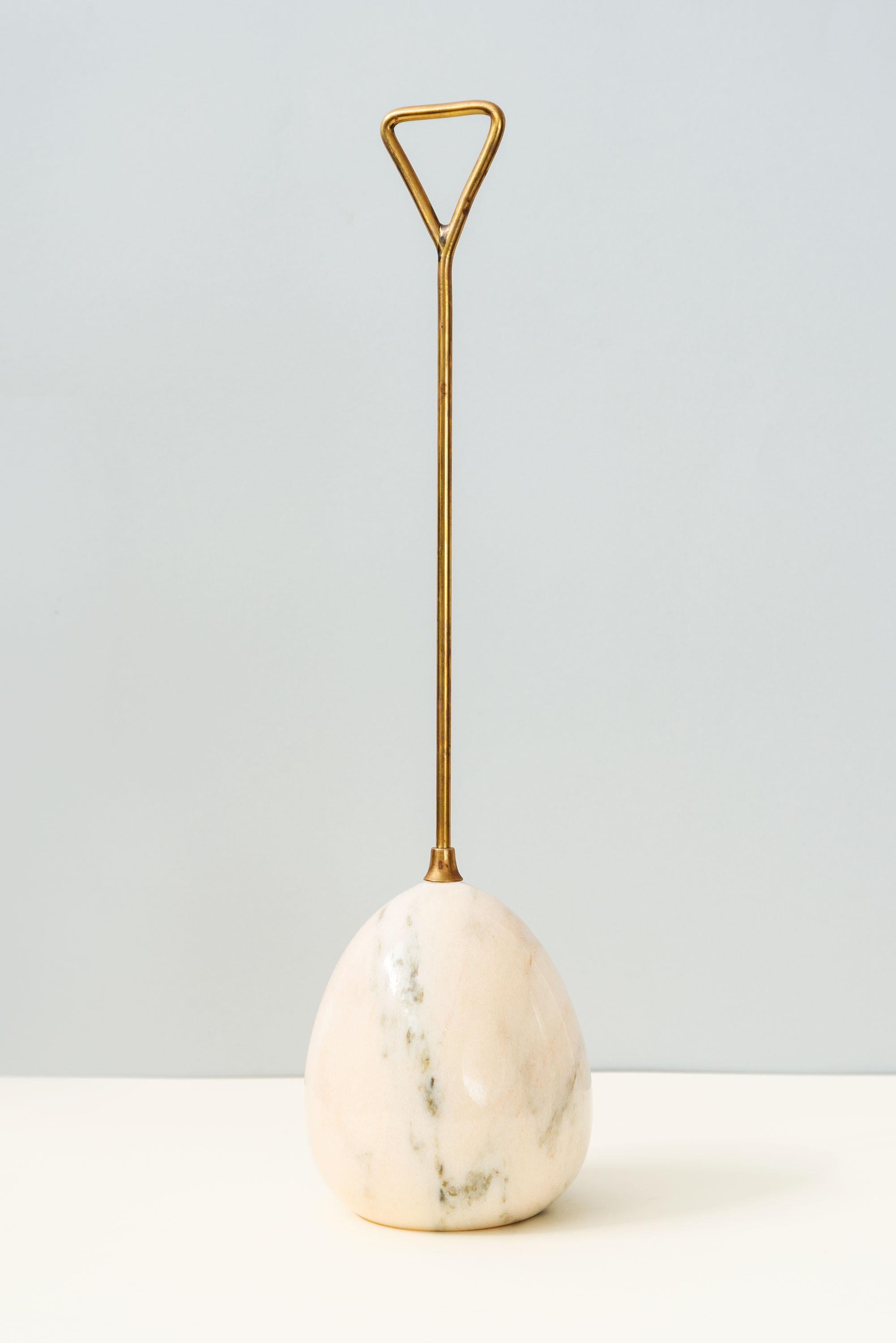Post-Modern Italian Contemporary decorative object in marble For Sale