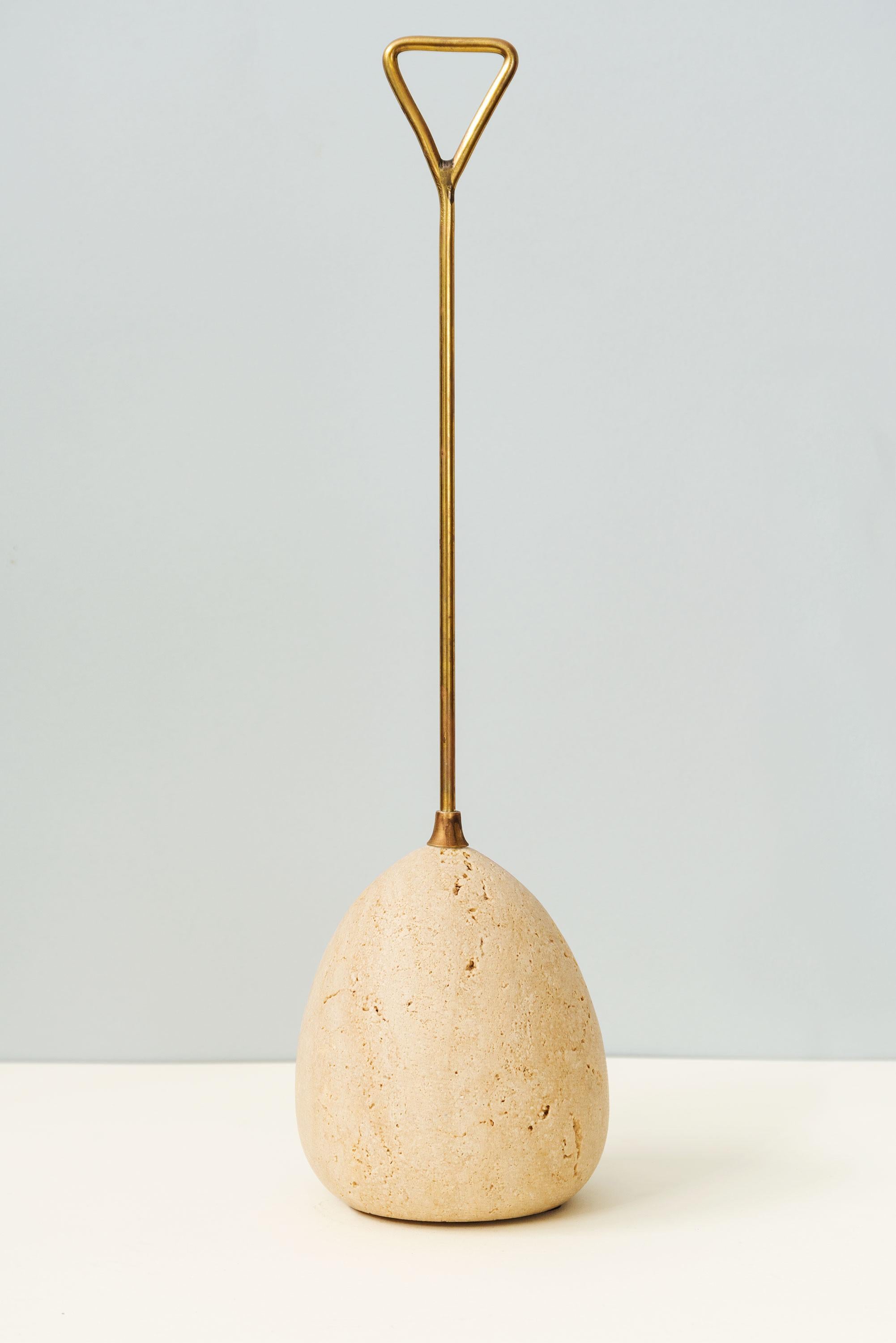 Italian Contemporary decorative object in marble For Sale 1