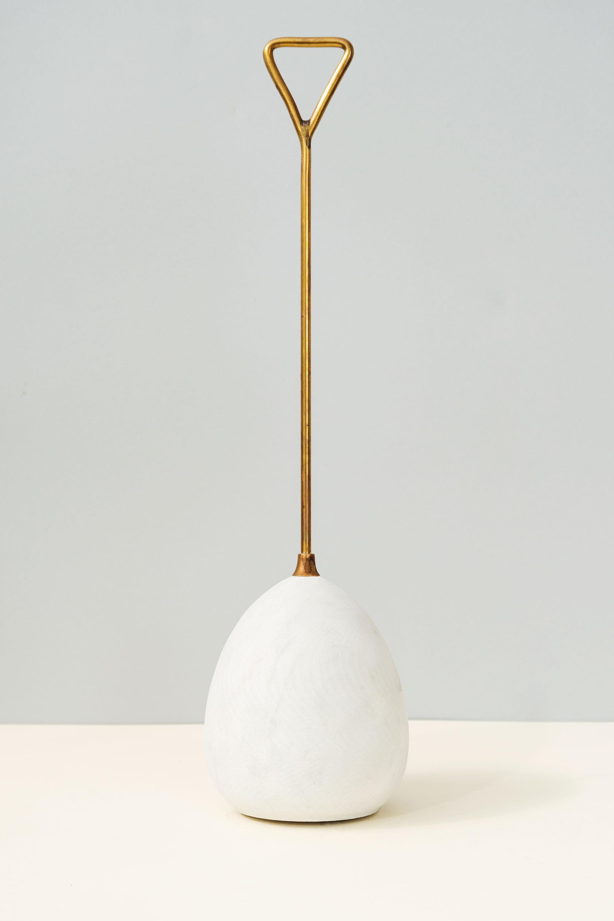 Italian Contemporary decorative object in marble For Sale 2