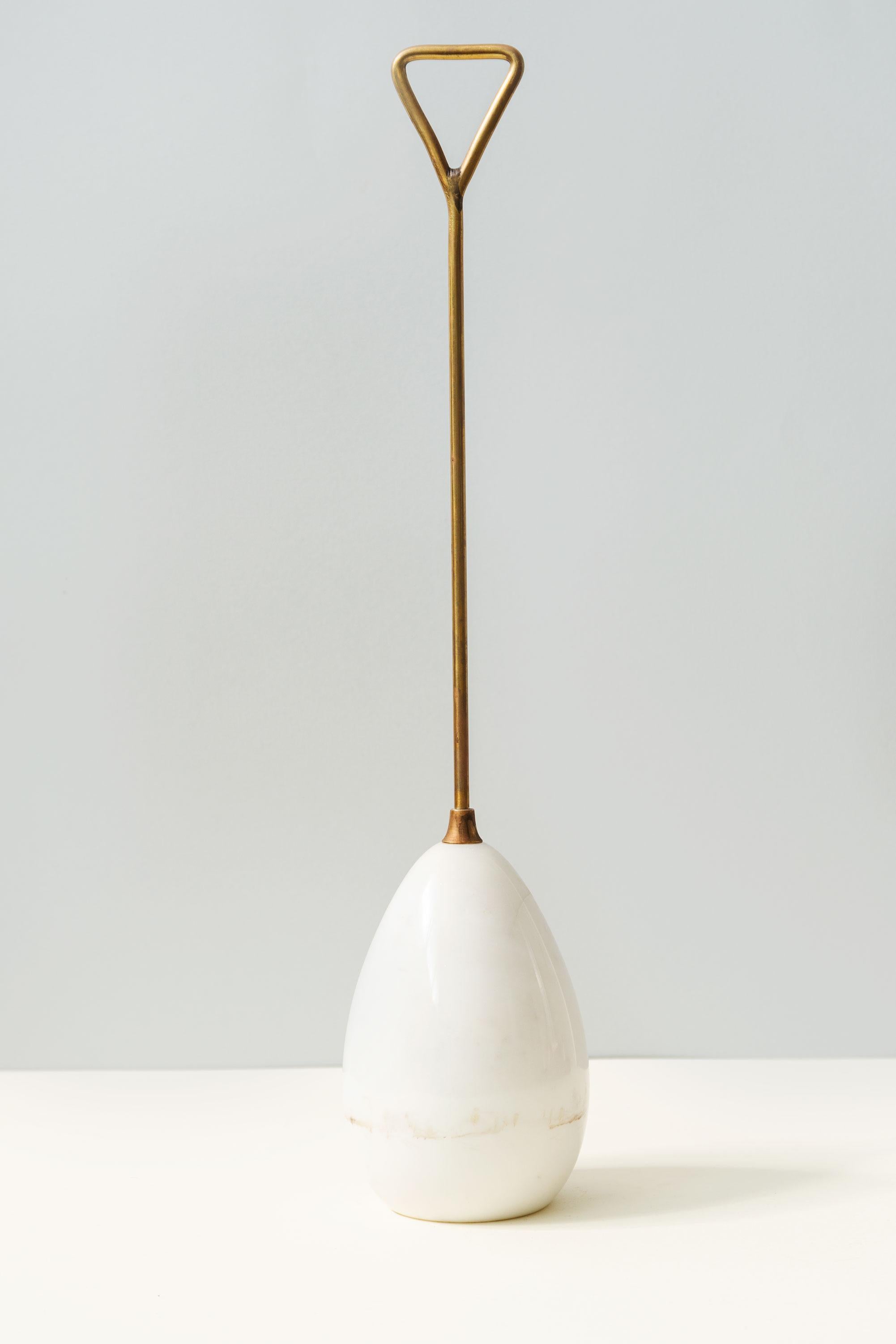 Italian Contemporary decorative object in marble For Sale 4