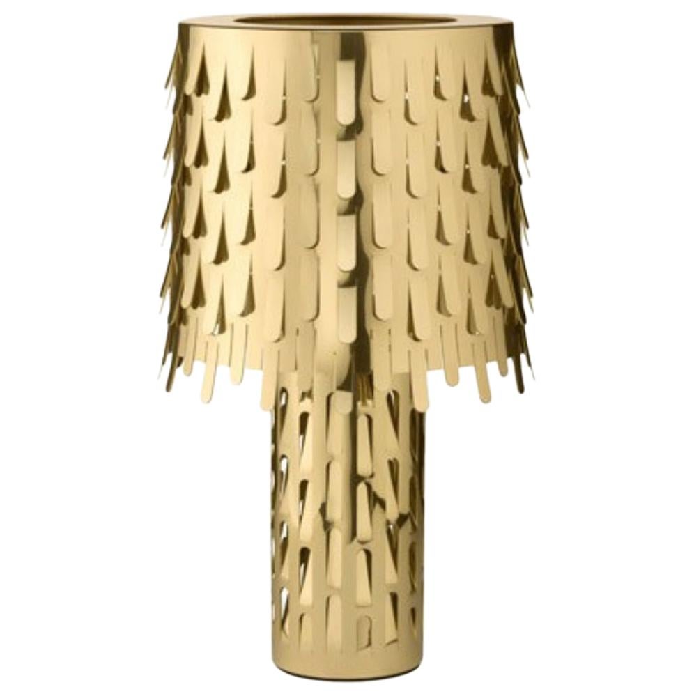 Italy Ghidini 1961 Brass Table Lamp Designed by Campana Brothers For Sale