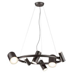 Lampada a sospensione rotonda di design contemporaneo italiano firmata Ghidini 1961 in