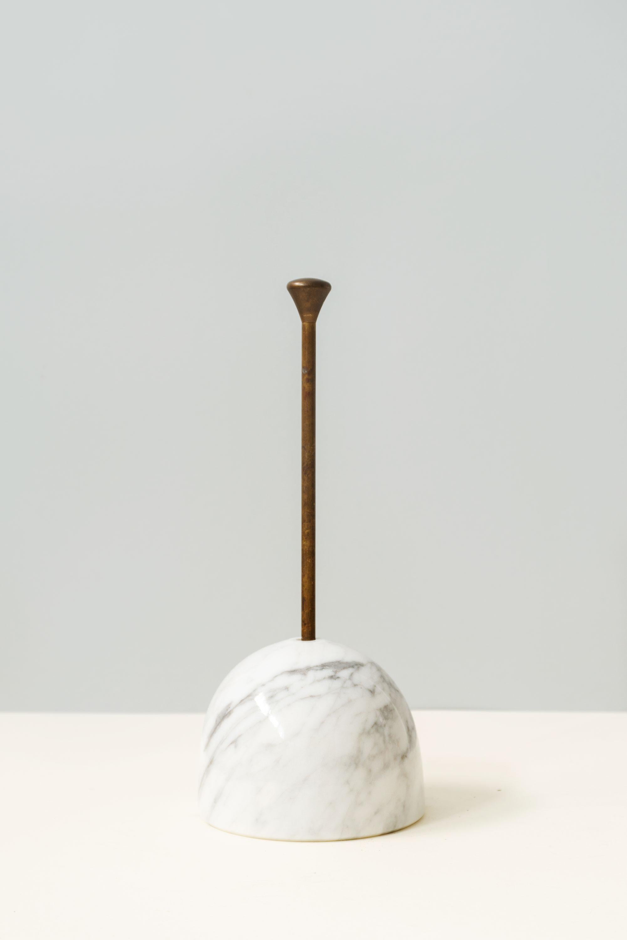 Italian Contemporary doorstop or decorative object in marble For Sale 5