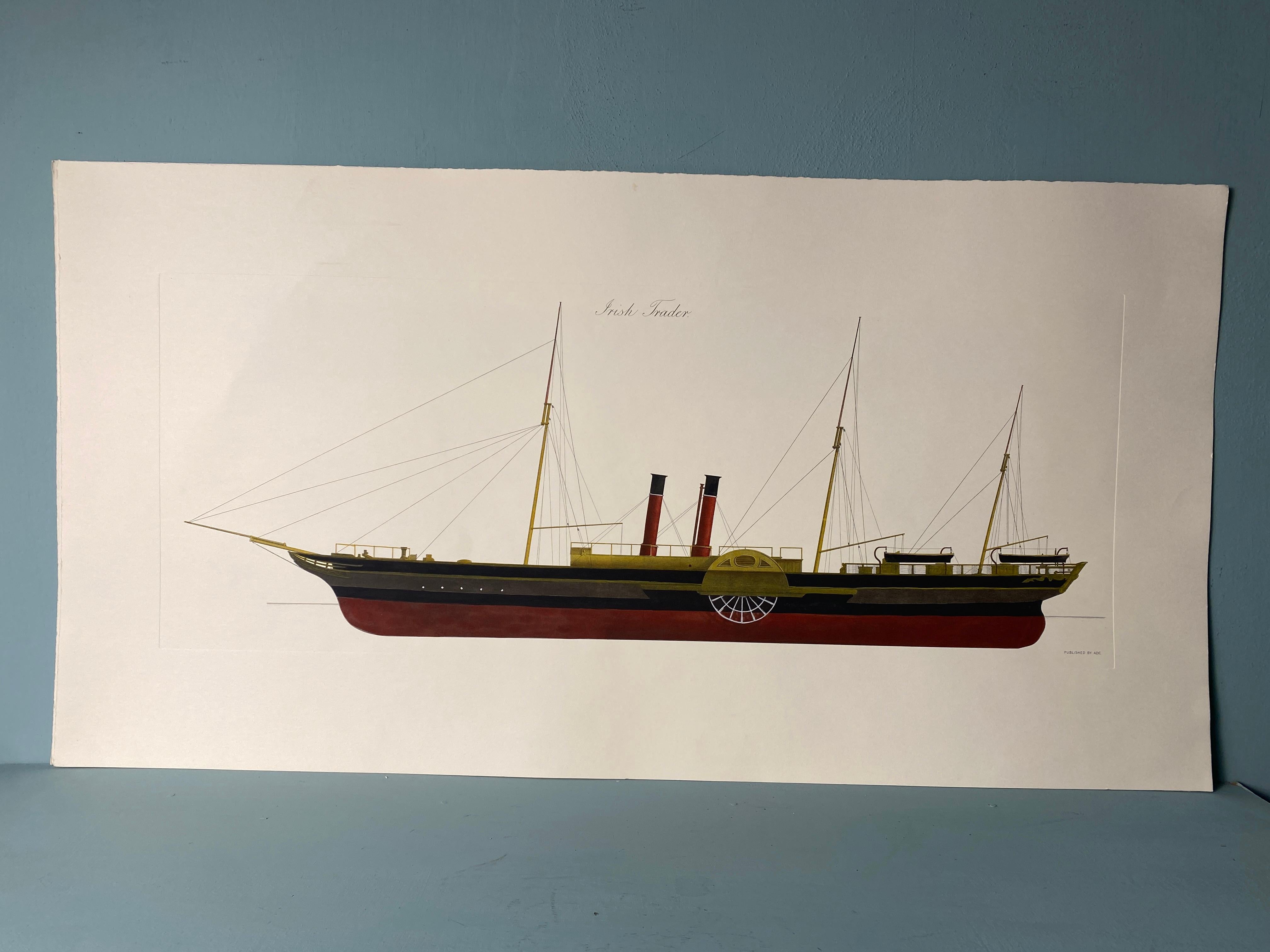 Bellissima riproduzione di una tipica barca da carico inglese, chiamata 
