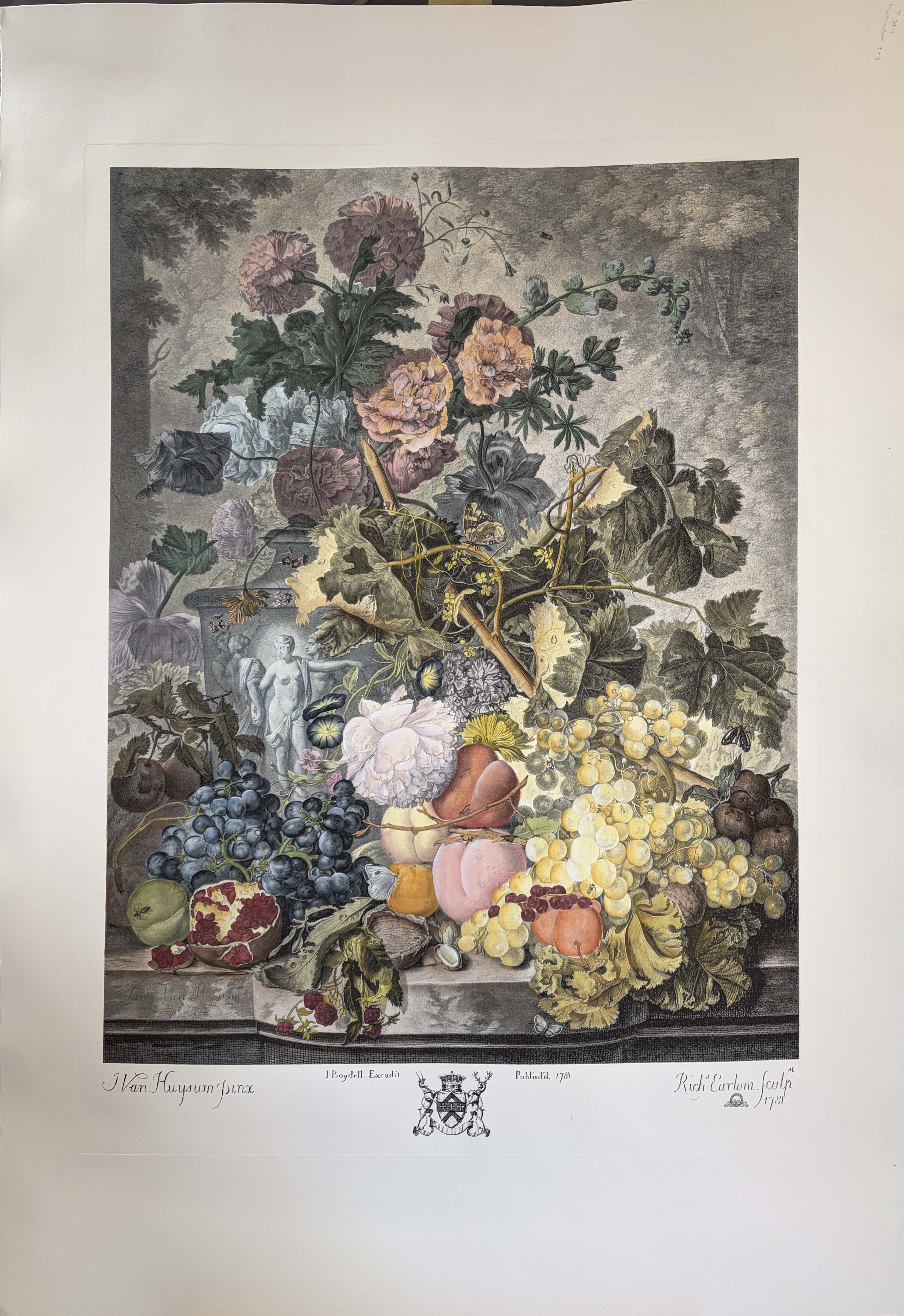 Italian Contemporary HandPainted Multicolor Still Life Print 1 of 2