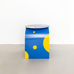 Tavolino contemporaneo italiano Palladium Zero di Spinzi, edizione limitata estiva