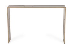 Italian Contemporary Smoked Mirror Console Table