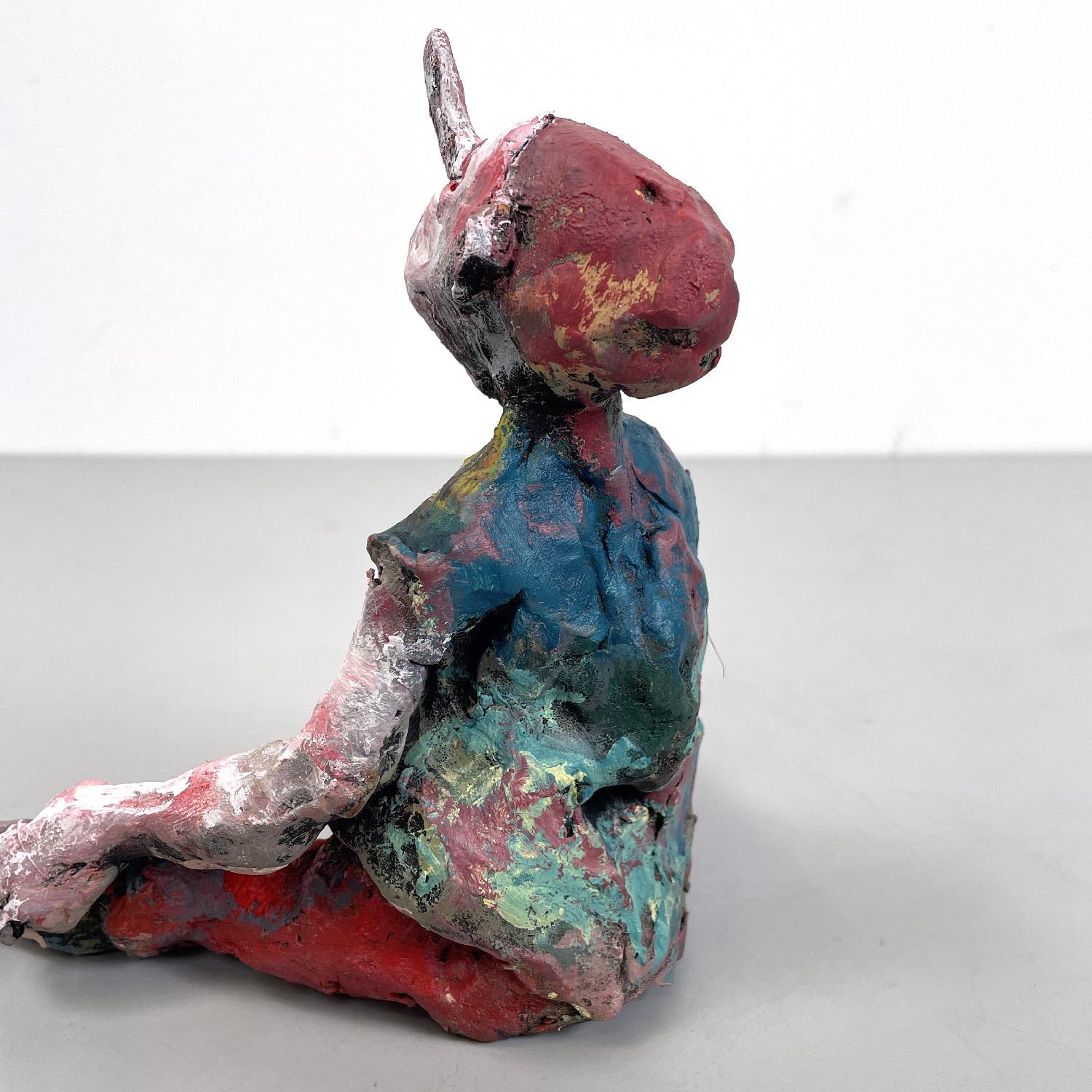 Italian contemporary terracotta sculpture of Pinocchio by Alfredo Milani, 2010s 1