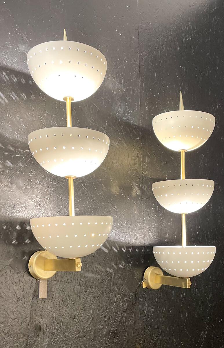 Italian Contemporary Wall Lights in the Style of Stilnovo In Good Condition For Sale In Brussels, BE