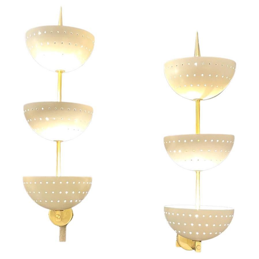 Italian Contemporary Wall Lights in the Style of Stilnovo For Sale