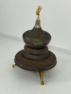 Italian Copper And Brass brazier Mid-Century, 1950s