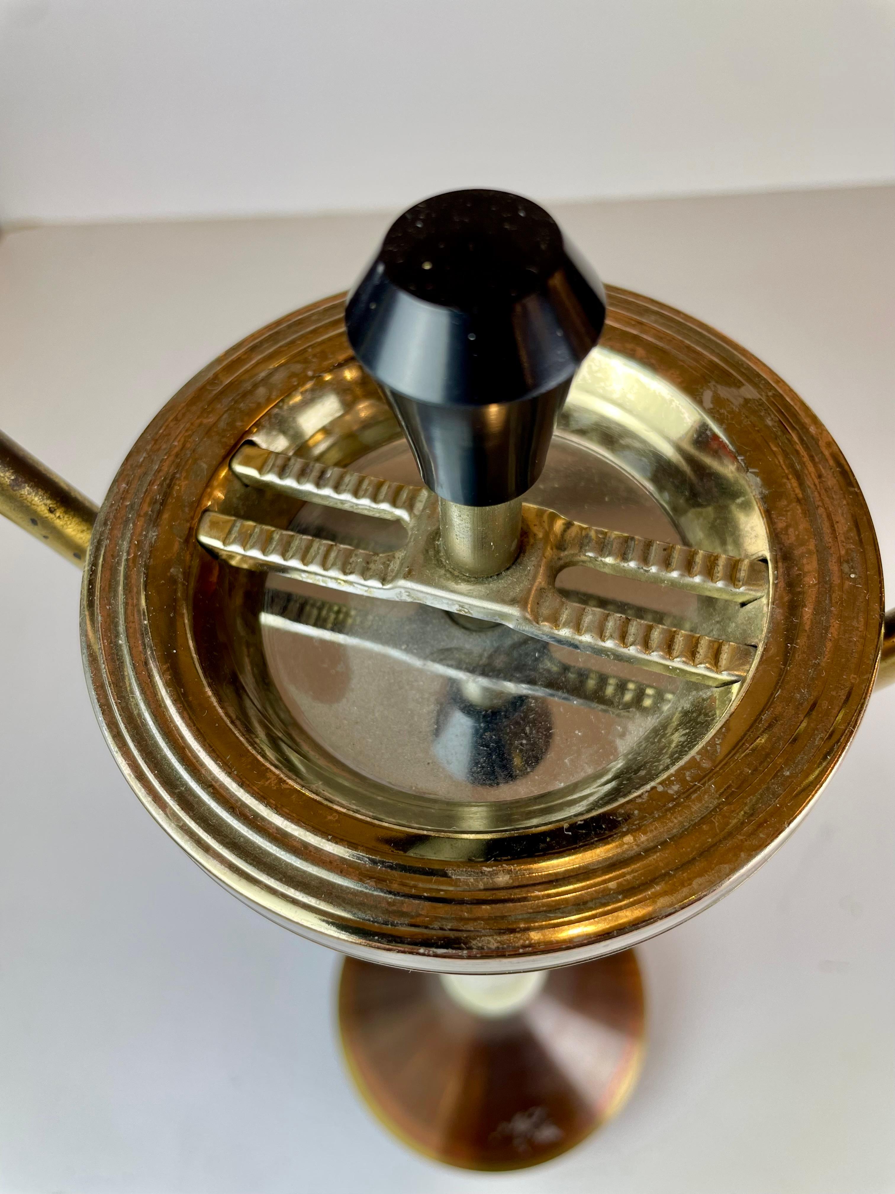 Italian Copper & Brass Ashtray on Foot, 1950s~60’s For Sale 5