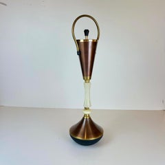 Italian Copper & Brass Ashtray on Foot, 1950s~60’s