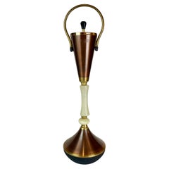 Italian Copper & Brass Ashtray on Foot, 1950s~60’s