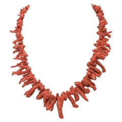 Italian Coral Branches, Retrò Necklace