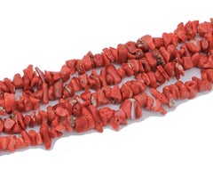 Italian Coral, Multi-Strands Bracelet