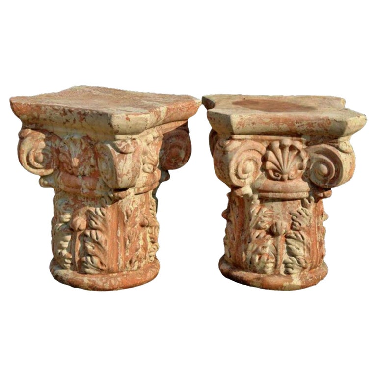Italian Corinthian Capital Began 20th Century For Sale at 1stDibs