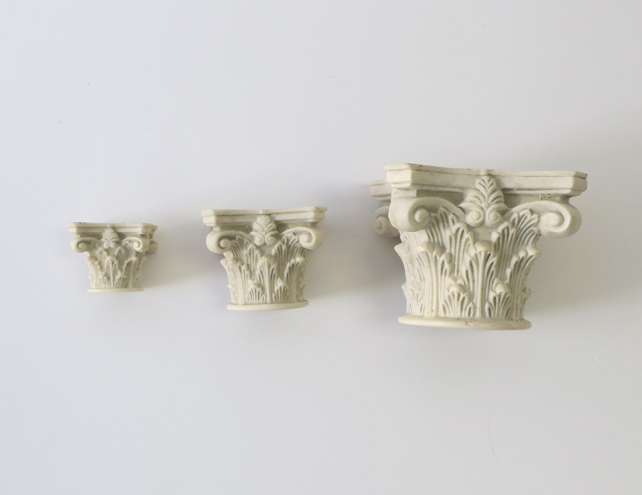 Italian Corinthian Column Pillar Capitol Decorative Objects Neoclassical Style 2