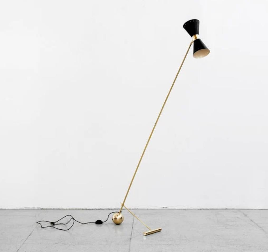 Lampadaire italien à contrepoids en vente 1