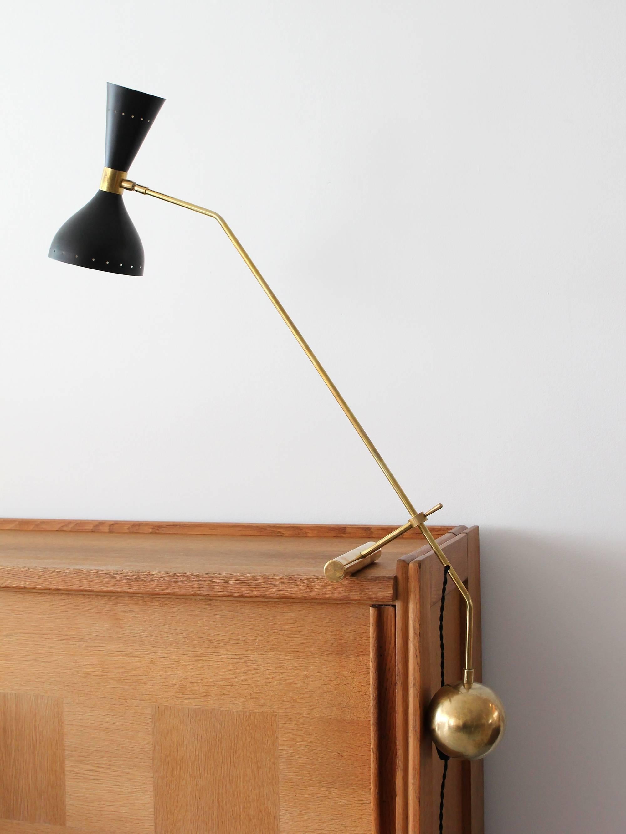 Italian Counterbalance Desk Lamp For Sale 4