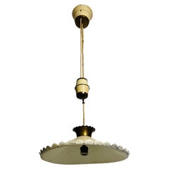 Italian Counterweight Pendant Lamp, 1950s