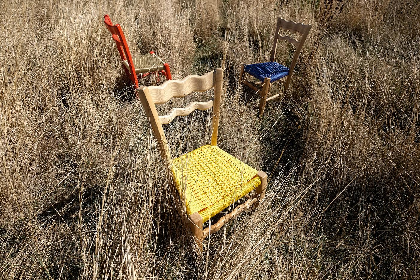 Italian Countryside Wooden Chair 