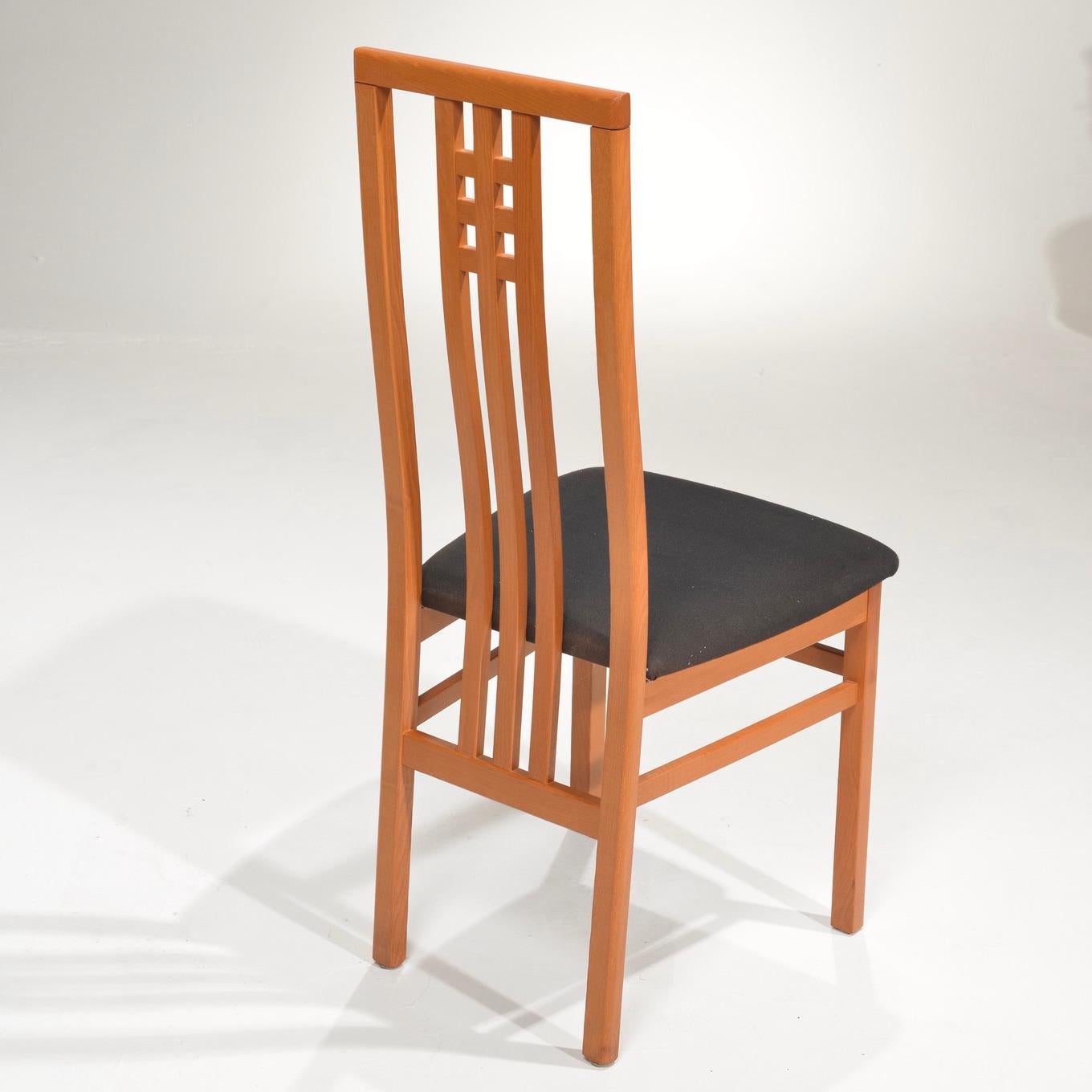 Ash Italian Craftsman Dining Chairs