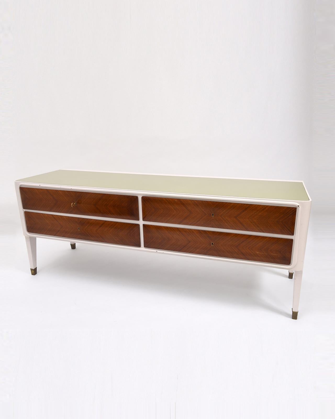 Mid-Century Modern Italian Credenza, circa 1950s For Sale