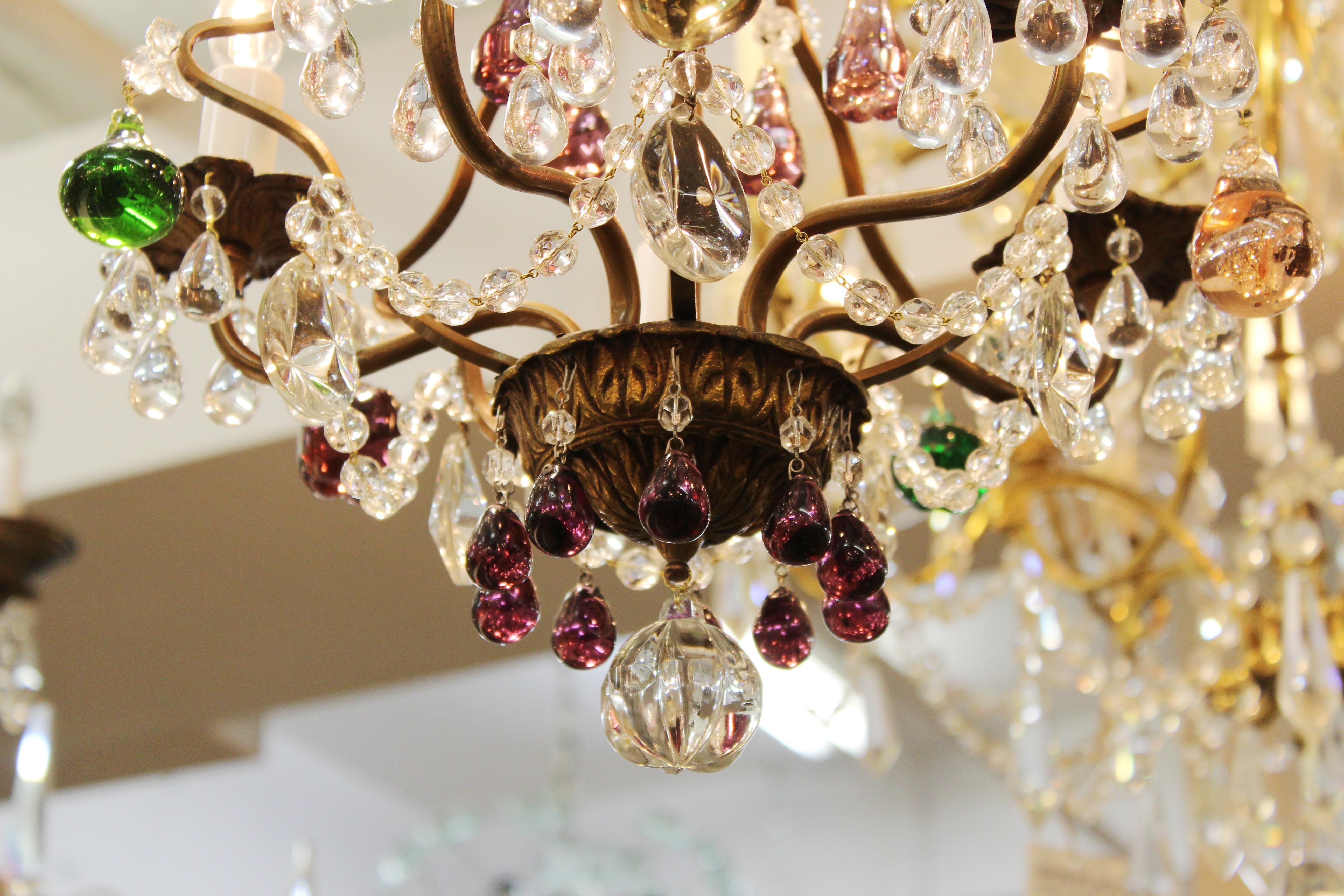 petit lustre en cristal