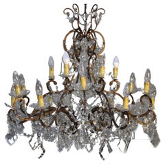 Italian Crystal Chandelier 18 Lights
