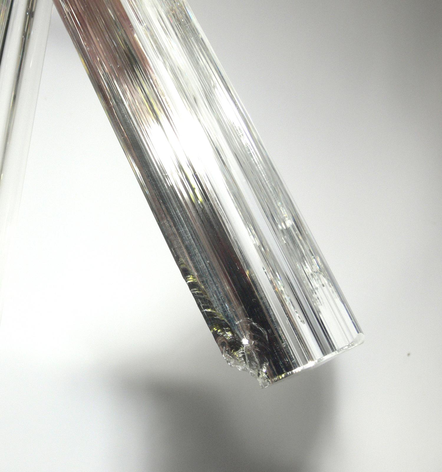 Milieu du XXe siècle Lustre à prismes en cristal italien par Camer en vente