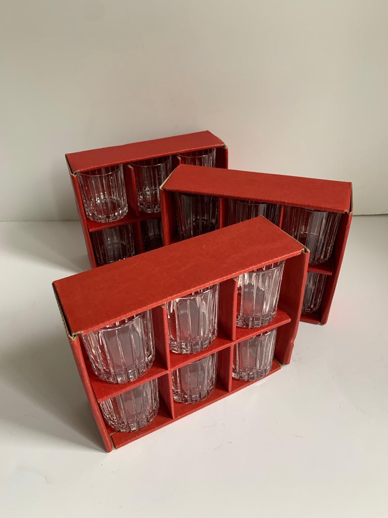 Italian Crystal Shot Glasses at 1stDibs