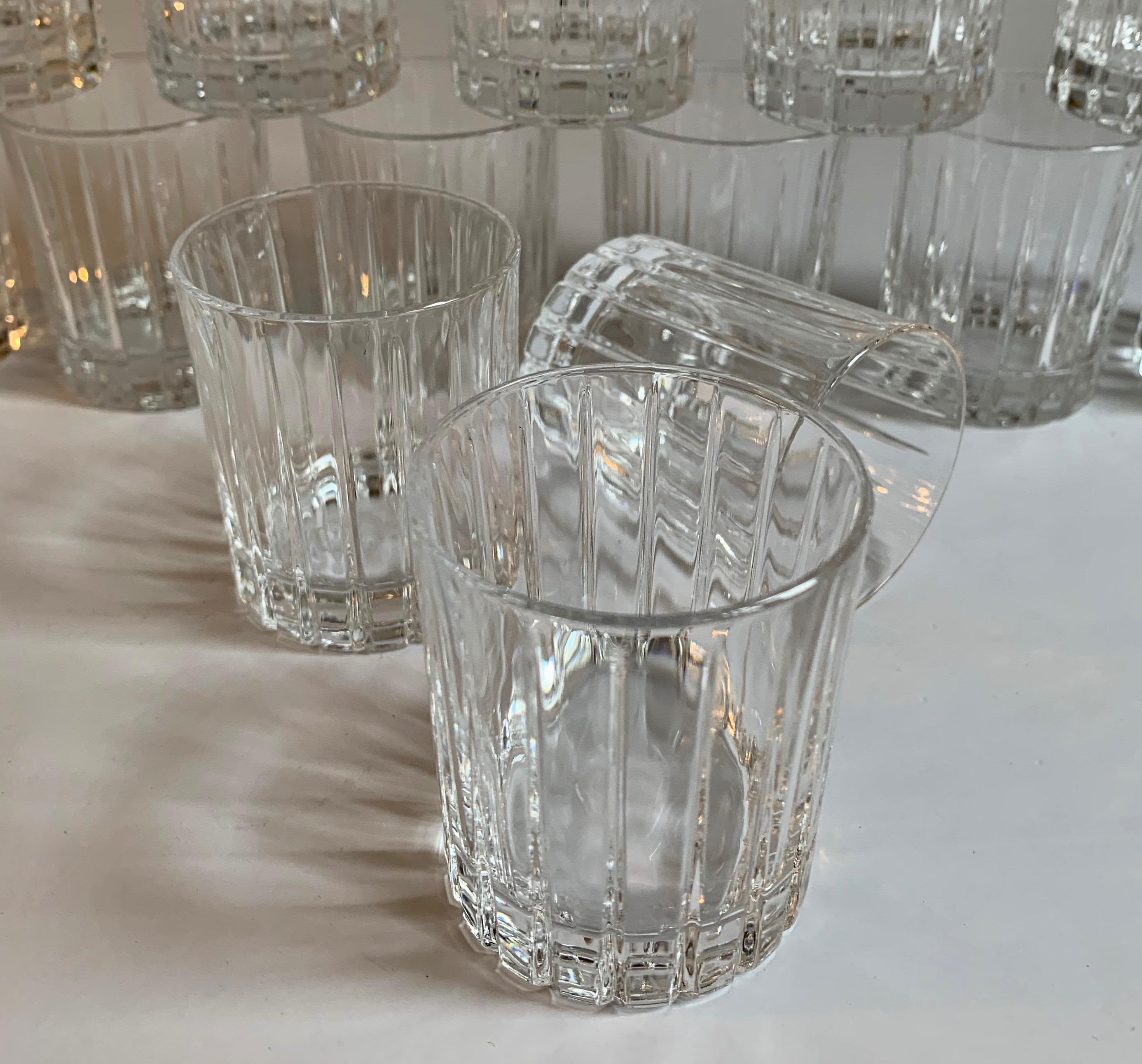 Italian Crystal Shot Glasses In Good Condition In Los Angeles, CA