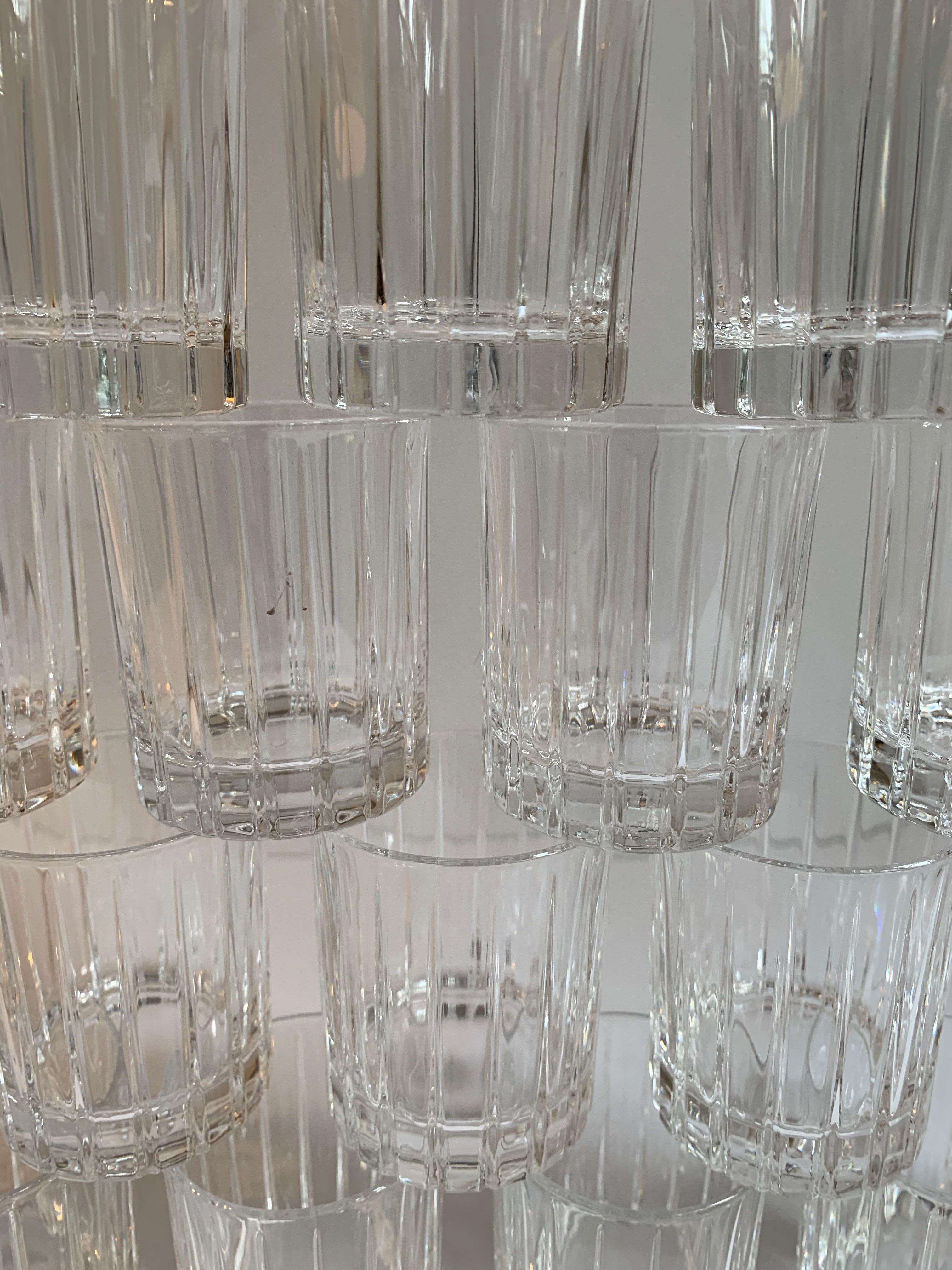 20th Century Italian Crystal Shot Glasses