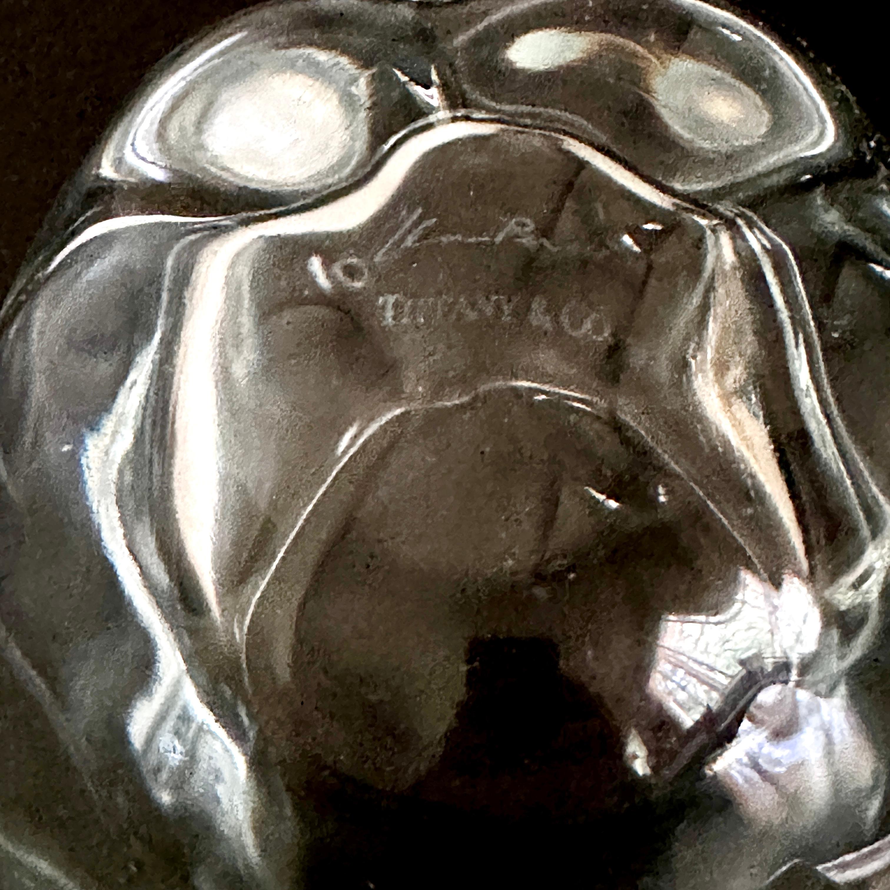 Italian Crystel Apple Form Jam Jar Designed by Elsa Peretti for Tiffany & Co. For Sale 3