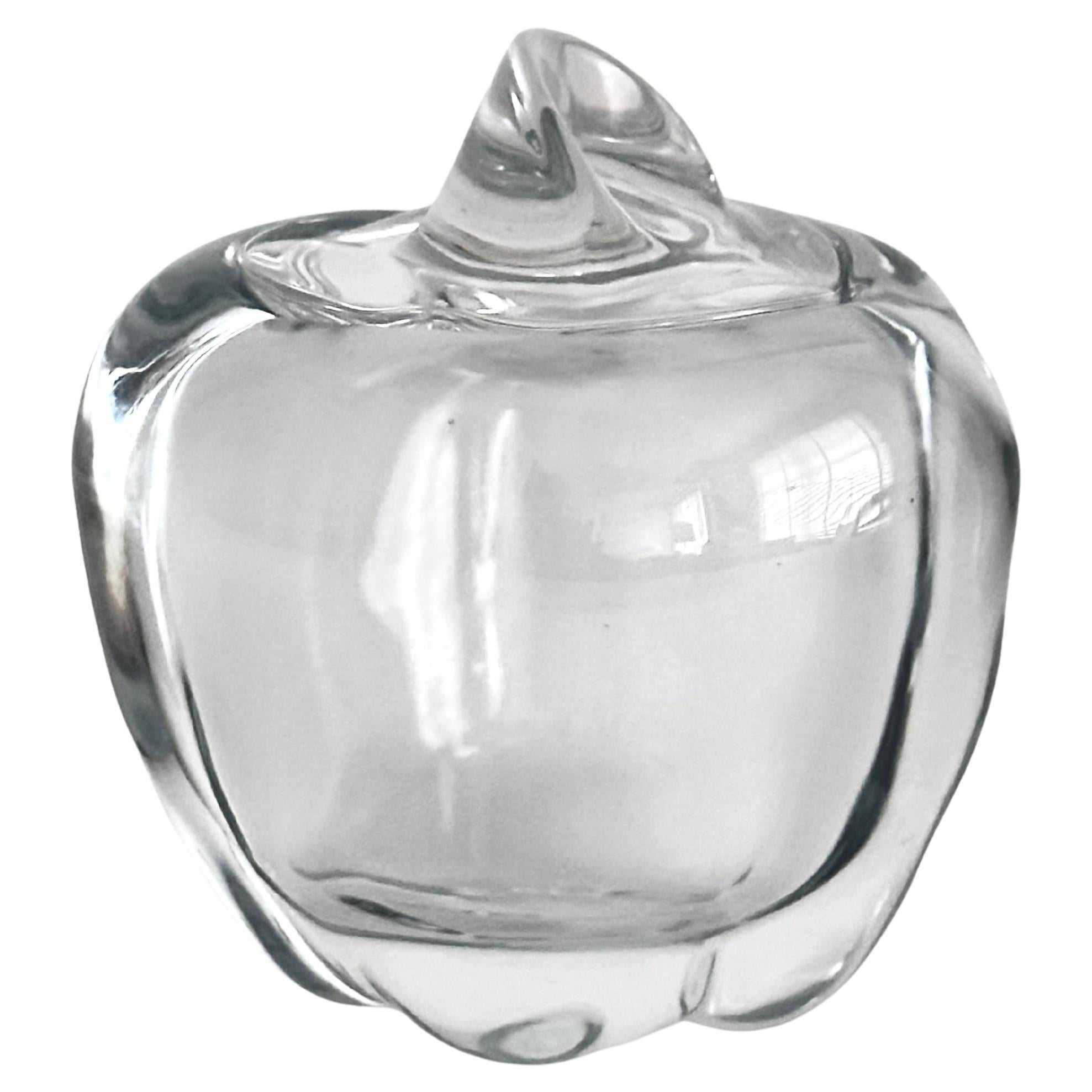 Tarro de mermelada italiano de cristal con forma de manzana Diseñado por Elsa Peretti para Tiffany & Co.
