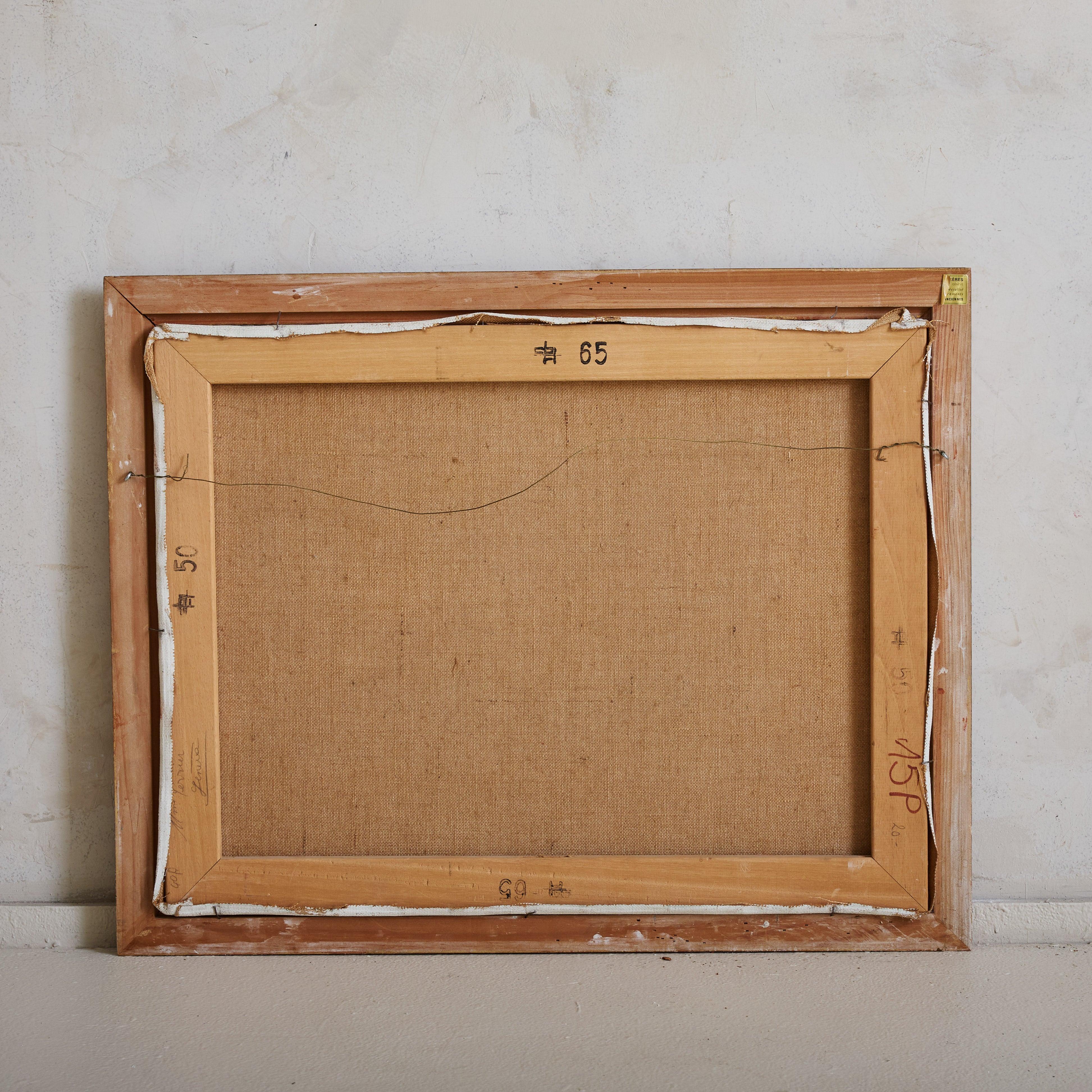 Italienisches kubistisches Gemälde, Öl auf Leinwand, Gemälde von Boggio, 1971 im Angebot 1