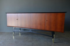 Italian Curved Front Credenza, circa 1965