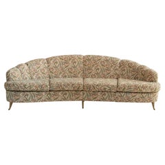 Italian Curved Sofa by Isa Bergamo