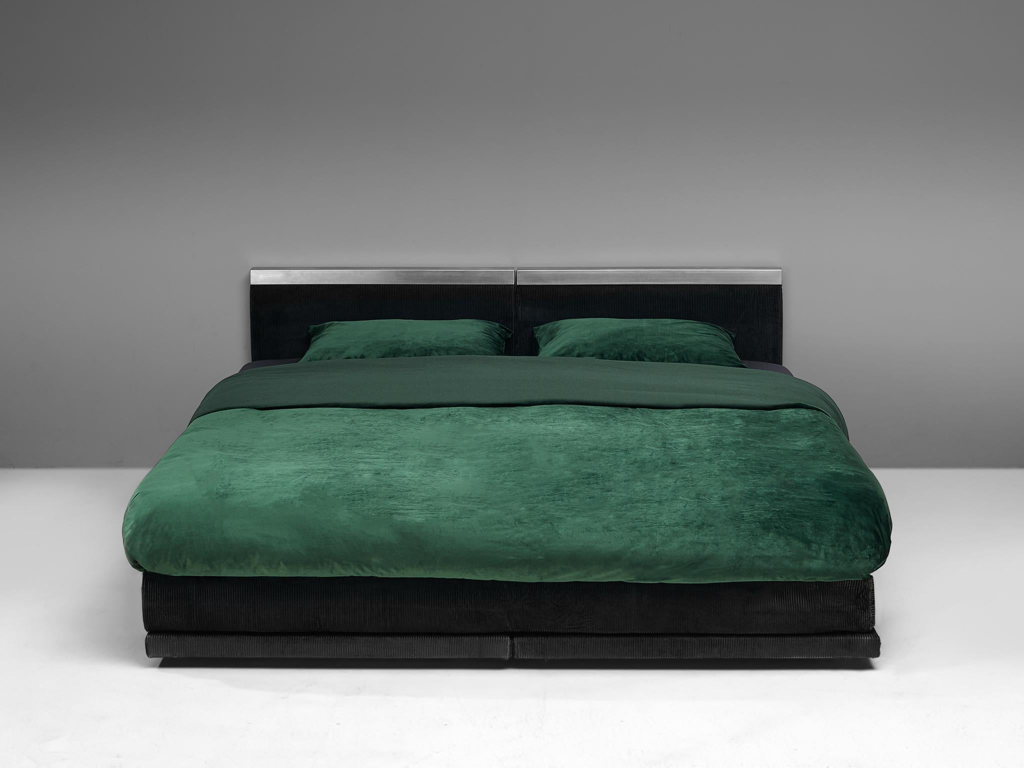 Italian Custom Made Bed by Bazzani with Aluminum 1