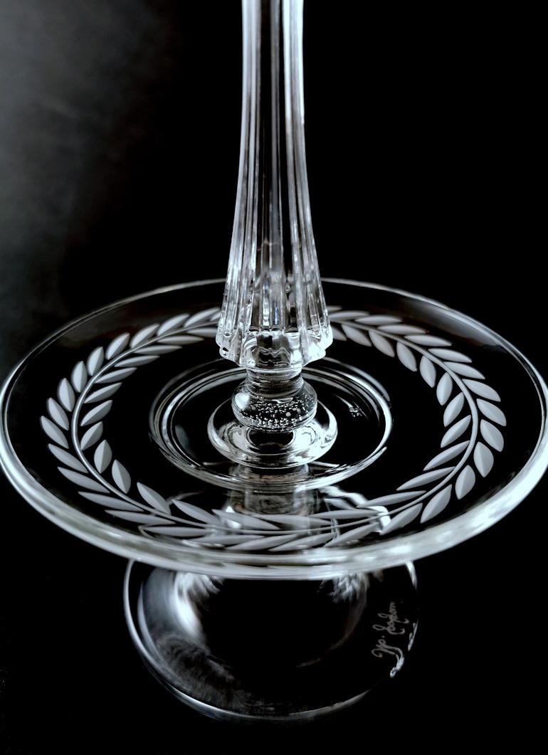 Italian Cut And Ground Crystal Ring Holder 2