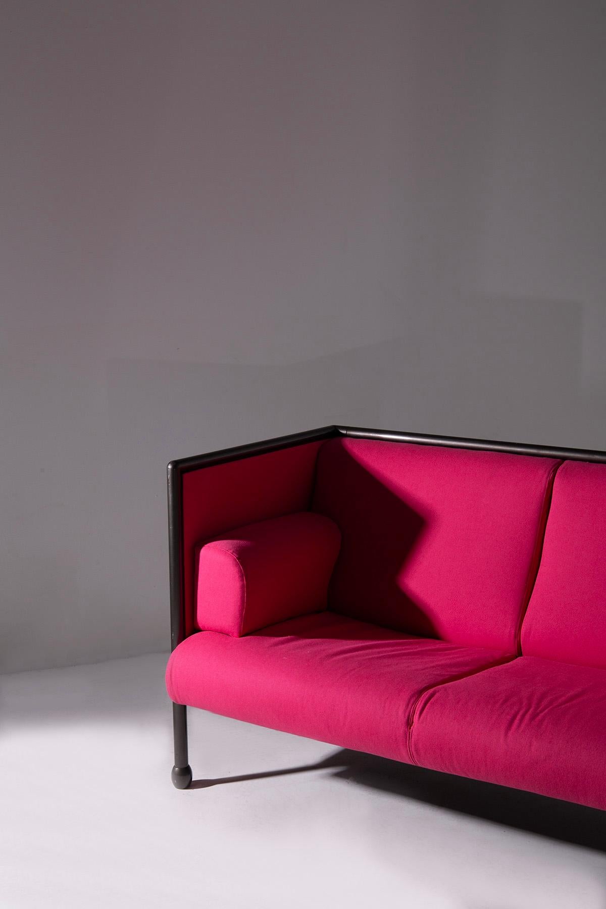 Italian Danube sofa by Ettore Sottsass for Cassina For Sale 1